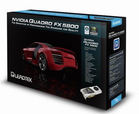 丽台发布Quadro FX 5800专业显卡 