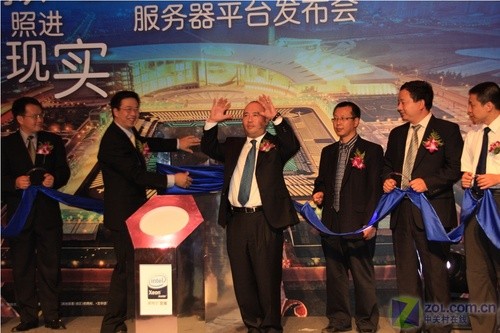 英特尔至强7400服务器平台发布会现场 