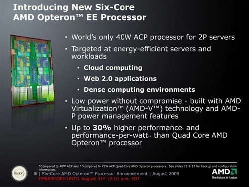 AMD"伊斯坦布尔"六核处理器展四大特性 AMD"伊斯坦布尔"六核处理器展四大特性