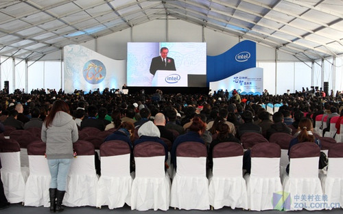 欧德宁出席英特尔大连芯片厂投产仪式 