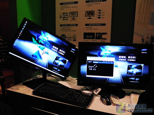 力助未来云计算 三星推出虚拟桌面液晶 