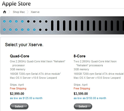 苹果Xserve寿终正寝 最终交付到四月 