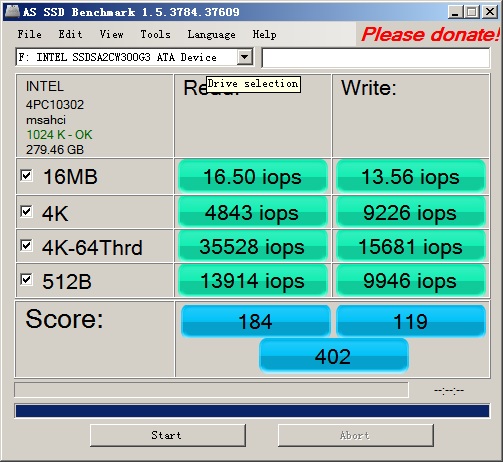 SSD 510̬Ӳ̣AS SSD Benchmark 