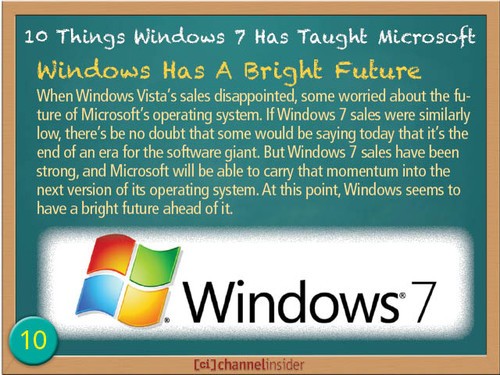 Windows 7带给微软的10大启示（组图） 