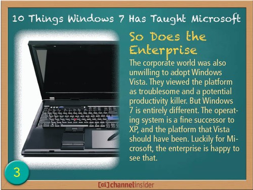 Windows 7带给微软的10大启示（组图） 