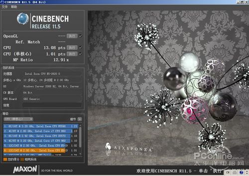 PS-5221 CineBench R11Ⱦ